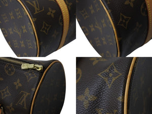 極美品 LOUIS VUITTON ルイヴィトン パピヨン26 ハンドバッグ M51366 モノグラム PVC レザー ブラウン ゴールド金具 中古 4b003030