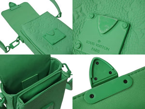 極美品 LOUIS VUITTON ルイヴィトン Sロック ヴェルティカル ウエアラブル ウォレット ショルダーバッグ M81525 ヴァージルアブロー 中古 4b003031