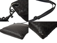 Load image into Gallery viewer, BOTTEGAVENETA ボッテガヴェネタ イントレチャート ショルダーバッグ ブラウン レザー 美品 中古 4b003034
