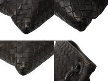 Load image into Gallery viewer, BOTTEGAVENETA ボッテガヴェネタ イントレチャート ショルダーバッグ ブラウン レザー 美品 中古 4b003034