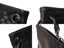 Load image into Gallery viewer, BOTTEGAVENETA ボッテガヴェネタ イントレチャート ショルダーバッグ ブラウン レザー 美品 中古 4b003034