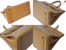 Load image into Gallery viewer, HERMES エルメス バーキン40 ナチュラル ヴァッシュ 40cm ○S刻印 ブロンズ金具 ハンドバッグ 美品 中古 4b003038