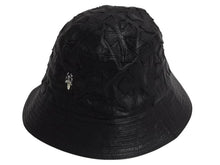 Load image into Gallery viewer, CHROME HEARTS クロムハーツ U-CHUM-LTHR セメタリークロスパッチ レザーバケットハット サイズM ダガー 美品 中古 4b003162