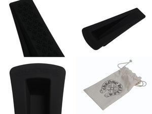 新品未使用 CHROME HEARTS クロムハーツ DOOR STOPPER ドアストッパー CHプラス ラバー ブラック 中古 4b003163