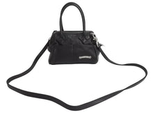Load image into Gallery viewer, 極美品 CHROME HEARTS クロムハーツ MOCHITA ハンドバッグ ショルダーバッグ 2WAY フレアニー ダガージップ レザー シルバー925 中古 4b003165