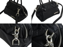 Load image into Gallery viewer, 極美品 CHROME HEARTS クロムハーツ MOCHITA ハンドバッグ ショルダーバッグ 2WAY フレアニー ダガージップ レザー シルバー925 中古 4b003165