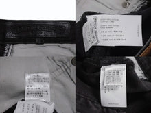画像をギャラリービューアに読み込む, CHROME HEARTS クロムハーツ セメタリークロスパッチ デニムパンツ サイズ26 Levi&#39;s リーバイス レディース ブラック 20パッチ 美品 中古 4b003166 