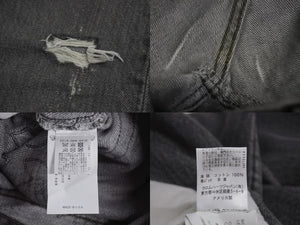 CHROME HEARTS クロムハーツ セメタリークロスパッチ デニムパンツ サイズ27 Levi's リーバイス グレー 20パッチ 美品 中古 4b003167