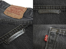 Load image into Gallery viewer, CHROME HEARTS クロムハーツ セメタリークロスパッチ デニムパンツ サイズ27 Levi&#39;s リーバイス グレー 20パッチ 美品 中古 4b003167
