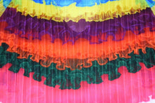 Load image into Gallery viewer, ISSEY MIYAKE PLEATS PLEASE イッセイミヤケ プリーツプリーズ フリル柄 長袖 プリーツブラウス PP31-FK341 マルチカラー サイズ3 美品 中古 4b003172