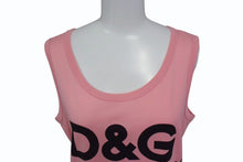 Load image into Gallery viewer, 極美品 DOLCE&amp;GABBANA ドルチェアンドガッバーナ タンクトップ F8H47T サイズ36 ALL THE LOVERS プリント ピンク 中古 4b003173