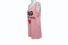 Load image into Gallery viewer, 極美品 DOLCE&amp;GABBANA ドルチェアンドガッバーナ タンクトップ F8H47T サイズ36 ALL THE LOVERS プリント ピンク 中古 4b003173