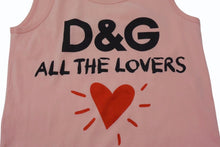 Load image into Gallery viewer, 極美品 DOLCE&amp;GABBANA ドルチェアンドガッバーナ タンクトップ F8H47T サイズ36 ALL THE LOVERS プリント ピンク 中古 4b003173