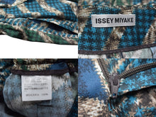 画像をギャラリービューアに読み込む, 極美品 ISSEY MIYAKE イッセイミヤケ ワイドパンツ IM43FF005 サイズ1 総柄 プリント マルチカラー ポリエステル 14AW 中古 4b003175