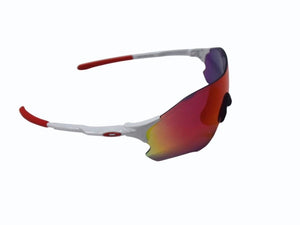 新品同様 OAKLEY オークリー EVZero Path イーブイゼロパス サングラス オーマター ホワイト レッド ワンサイズ 中古 4b003181