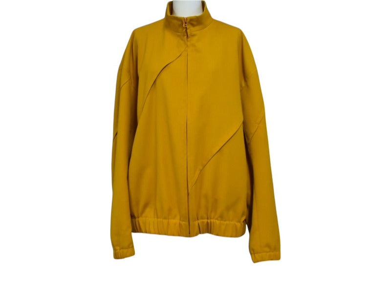 ISSEY MIYAKEMEN イッセイミヤケメン ブルゾン archive アーカイブ ハイブリット ウール イエロー 美品 中古 4b003188