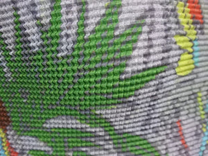 極美品 me ISSEY MIYAKE ミーイッセイミヤケ タンクトップ ノースリーブカットソー MI03FR362 ポリエステル グレー 総柄 中古 4b003189