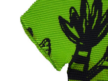 Load image into Gallery viewer, 極美品 ISSEY MIYAKE イッセイミヤケ ワッフルブラウス MI83FK146 フィリピン製 ポリエステル ブラック グリーン 中古 4b003193