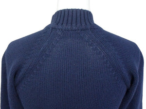 CHRISTIAN DIOR クリスチャンディオール 1947 ニット ブランドロゴ ネイビー ピンク ブルー ベージュ サイズ5A 美品 中古 4b003195