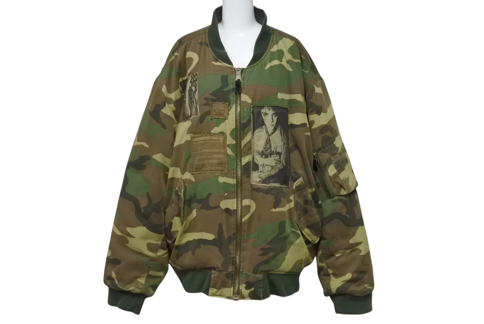 RAF SIMONS ラフシモンズ パッチワークボンバージャケット