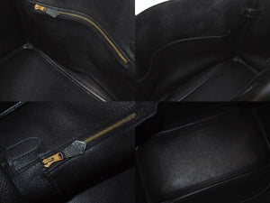 HERMES エルメス BIRKIN バーキン 30 ヴォーエプソン ブラック ゴールド金具 T刻印 2015年製 美品 中古 4b003197