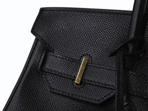 HERMES エルメス BIRKIN バーキン 30 ヴォーエプソン ブラック ゴールド金具 T刻印 2015年製 美品 中古 4b003197