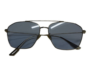 極美品 Christian Dior クリスチャンディオール サングラス アイウェア J5G サイズ145 メタルフレーム ブルー ゴールド プラスチック 中古 4b003200