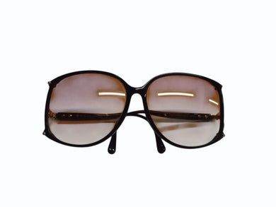 Christian Dior クリスチャンディオール サングラス アイウェア 2496A サイズ60□13 ブラック ゴールド ブラウン 美品 中古 4b003204