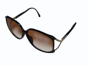 Christian Dior クリスチャンディオール サングラス アイウェア 2496A サイズ60□13 ブラック ゴールド ブラウン 美品 中古 4b003204