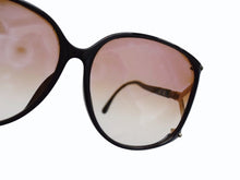 Load image into Gallery viewer, Christian Dior クリスチャンディオール サングラス アイウェア 2496A サイズ60□13 ブラック ゴールド ブラウン 美品 中古 4b003204