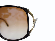 Load image into Gallery viewer, Christian Dior クリスチャンディオール サングラス アイウェア 2496A サイズ60□13 ブラック ゴールド ブラウン 美品 中古 4b003204