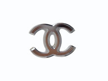 Load image into Gallery viewer, 極美品 CHANEL シャネル ピアス ココマーク 両耳 ミラー アクセサリー 09C刻印 フランス製 GP クリア ゴールド金具 中古 4b003216