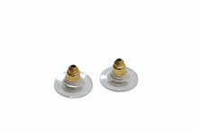 Load image into Gallery viewer, CHANEL シャネル ピアス ココマーク ラインストーン 06A アクセサリー GP ゴールド ピンク 美品 中古 4b003206