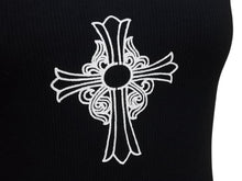 画像をギャラリービューアに読み込む, 極美品 CHROME HEARTS クロムハーツ タンクトップ サイズM オールドクロス CHクロス アーチ FUCK YOU プリント ブラック 中古 4b003228 