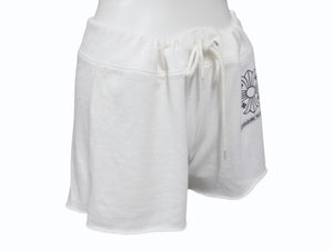 極美品 CHROME HEARTS クロムハーツ スウェットパンツ ショートパンツ サイズS CHプラススクロールラベルロゴ レディース 中古 4b003229 