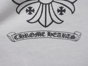 極美品 CHROME HEARTS クロムハーツ スウェットパンツ ショートパンツ サイズS CHプラススクロールラベルロゴ レディース 中古 4b003229 