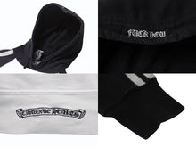 Load image into Gallery viewer, CHROME HEARTS クロムハーツ ラグランフーディー パーカー サイズS オールドモデル ホワイト ブラック 刺繍 レディース 美品 中古 4b003230