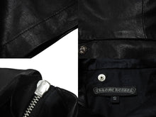 画像をギャラリービューアに読み込む, 極美品 CHROME HEARTS クロムハーツ DAGGER ZIP OVERALLS CRSBLL レザーサロペット オーバーオール サイズS ダガージップ 中古 4b003231 