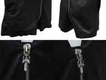 画像をギャラリービューアに読み込む, 極美品 CHROME HEARTS クロムハーツ DAGGER ZIP OVERALLS CRSBLL レザーサロペット オーバーオール サイズS ダガージップ 中古 4b003231 