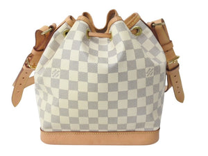 LOUIS VUITTON ルイヴィトン ダミエアズール ノエ ショルダーバッグ N42222 ワンショルダー ホワイト 美品 中古 4b003241
