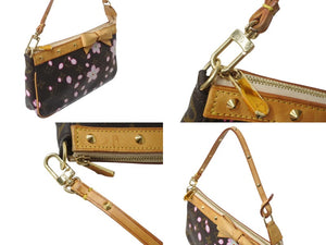 極美品 LOUISVUITTON ルイヴィトン 村上隆 ポシェットアクセソワール ポーチ M92006 モノグラムチェリーブロッサム 中古 4b003244