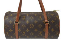 Load image into Gallery viewer, 極美品 LOUIS VUITTON ルイヴィトン パピヨン26 ハンドバッグ M51386 モノグラム PVC レザー ブラウン ゴールド金具 中古 4b003246