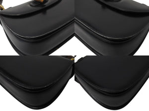GUCCI グッチ バンブー ハンドバッグ 000 099 0633 カーフスキン ブラック ゴールド金具 バンブー 良品 中古 4b003254