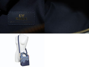 新品同様品 LOUISVUITTON ルイヴィトン NIGO ジャパニーズクルーザー ハンドバッグ M45970 デニム トリヨン インディゴ 中古 4b003257