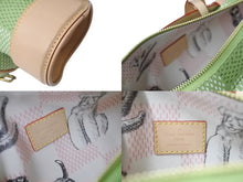 Load image into Gallery viewer, 極美品 LOUIS VUITTON ルイヴィトン ミニ ゴルフバッグ 2WAYバッグ N40635 ダミエ ゴルフキャンバス Tyler,The Creator グリーン 中古 4b003258