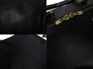 LOUIS VUITTON ルイヴィトン ボストンバッグ トラベルバッグ M42942 キーポル60 ブラック エピレザー ゴールド金具 美品 中古 4b003261