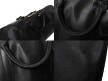 Load image into Gallery viewer, LOUIS VUITTON ルイヴィトン ボストンバッグ トラベルバッグ M42942 キーポル60 ブラック エピレザー ゴールド金具 美品 中古 4b003261
