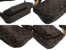 Load image into Gallery viewer, 極美品 LOUIS VUITTON ルイヴィトン ミュルティポシェット アクセソワール カーキ ショルダーバッグ モノグラム M44813 中古 4b003264