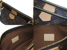 Load image into Gallery viewer, 極美品 LOUIS VUITTON ルイヴィトン ミュルティポシェット アクセソワール カーキ ショルダーバッグ モノグラム M44813 中古 4b003264