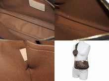 Load image into Gallery viewer, 極美品 LOUIS VUITTON ルイヴィトン ミュルティポシェット アクセソワール カーキ ショルダーバッグ モノグラム M44813 中古 4b003264